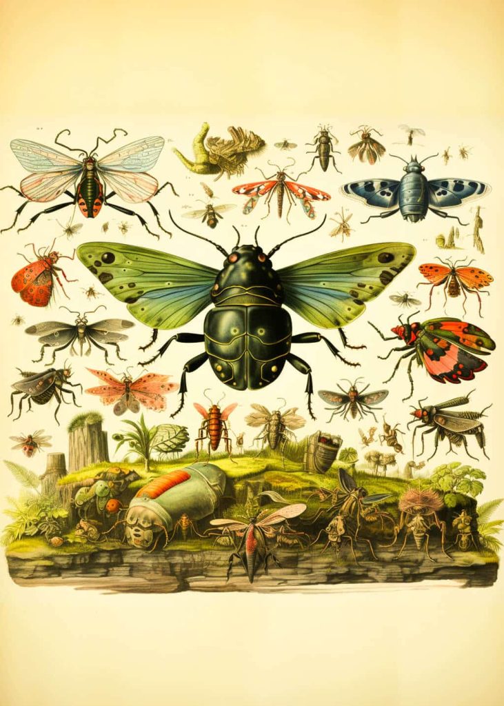 The strange insects