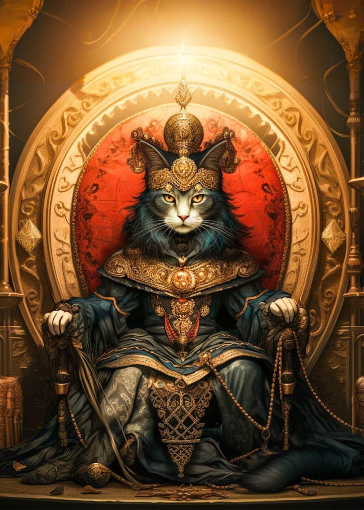 The royal cat